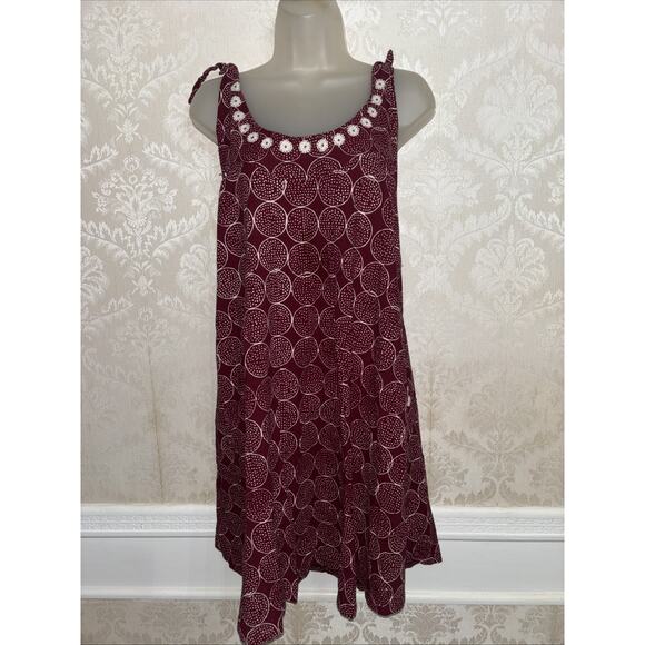 Mata Traders 100% Cotton Sleeveless Pullover Shift Dress Size XL - Picture 1 of 9